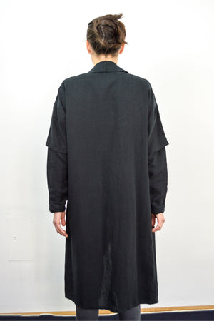 Lou Linen Cardigan Dark