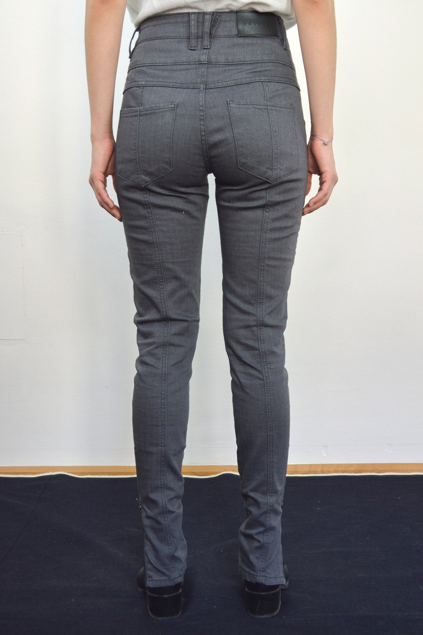 Second Choice - Ash Skinny Highwaist Jeans Grey