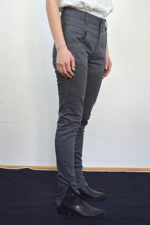 Second Choice - Ash Skinny Highwaist Jeans Grey