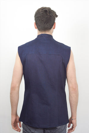 Deniz Denim Shirt Sleeveless