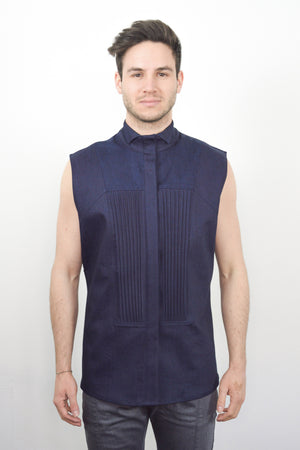 Deniz Denim Shirt Sleeveless