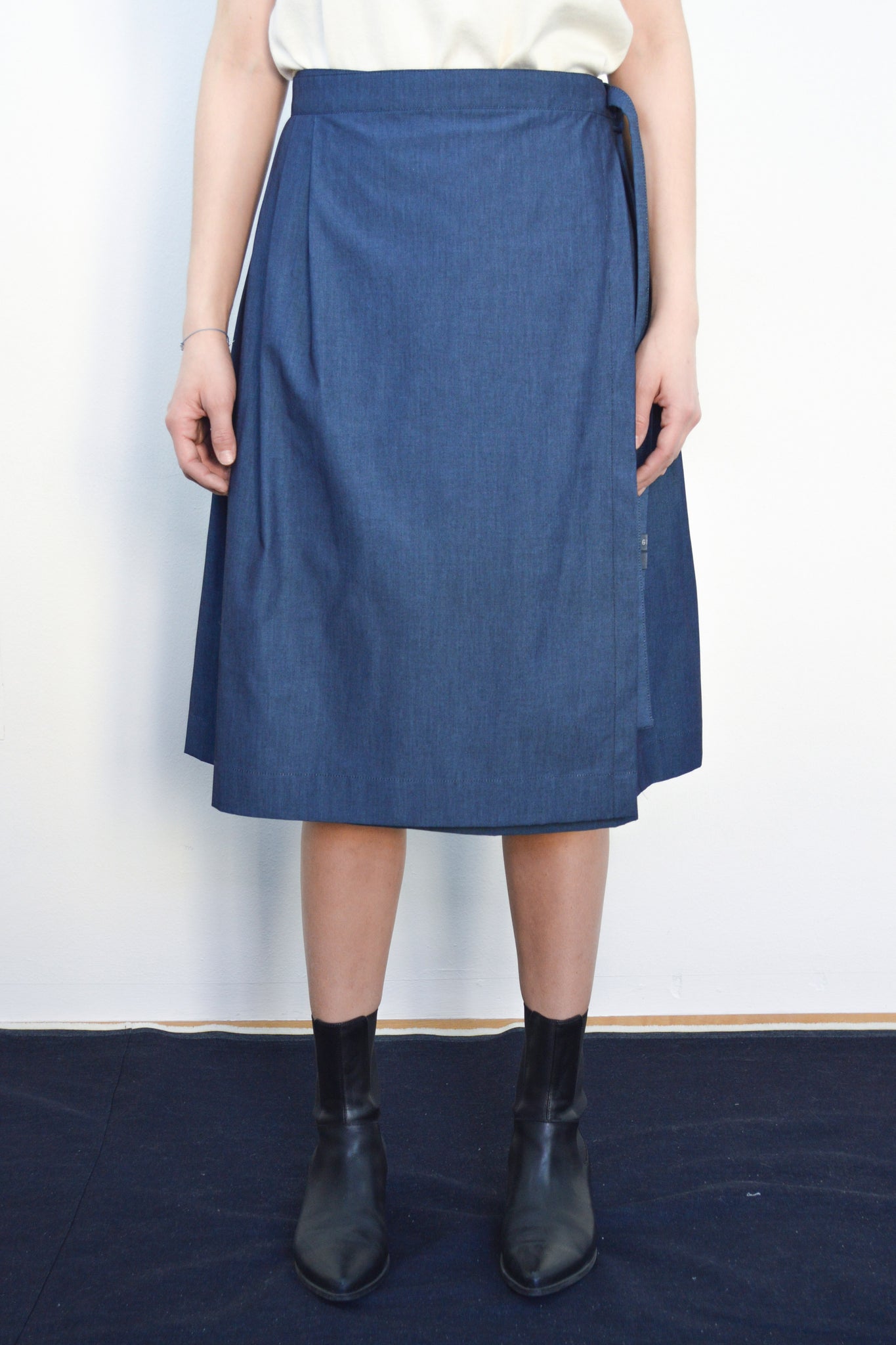 Yoko Skirt reversible blue-grey