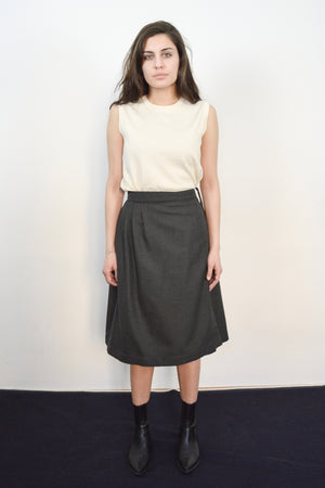 Yoko Skirt grey wool